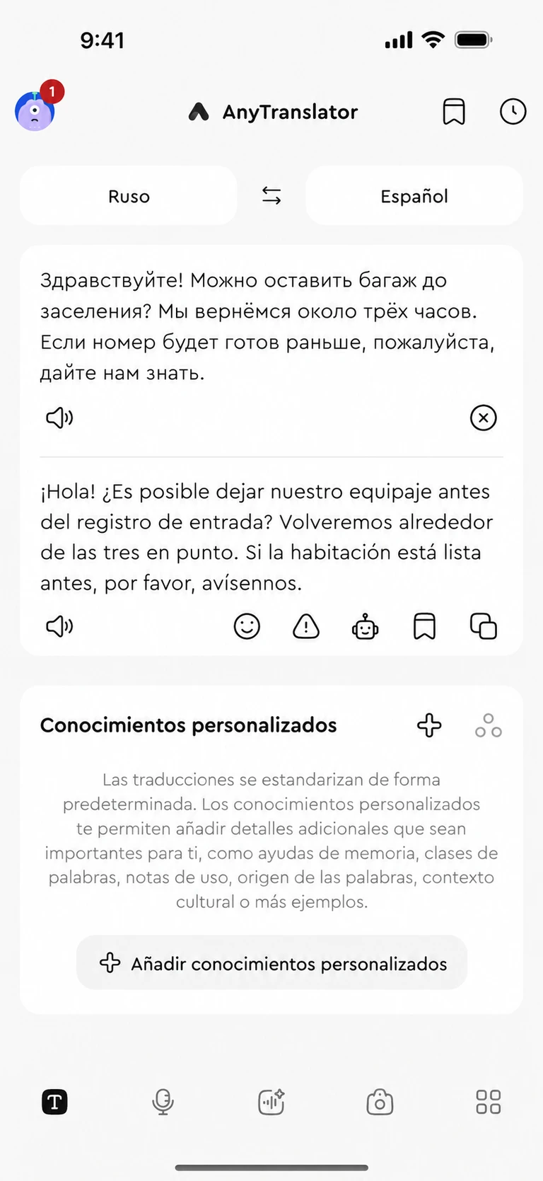 Suena natural, con el tono adecuado.