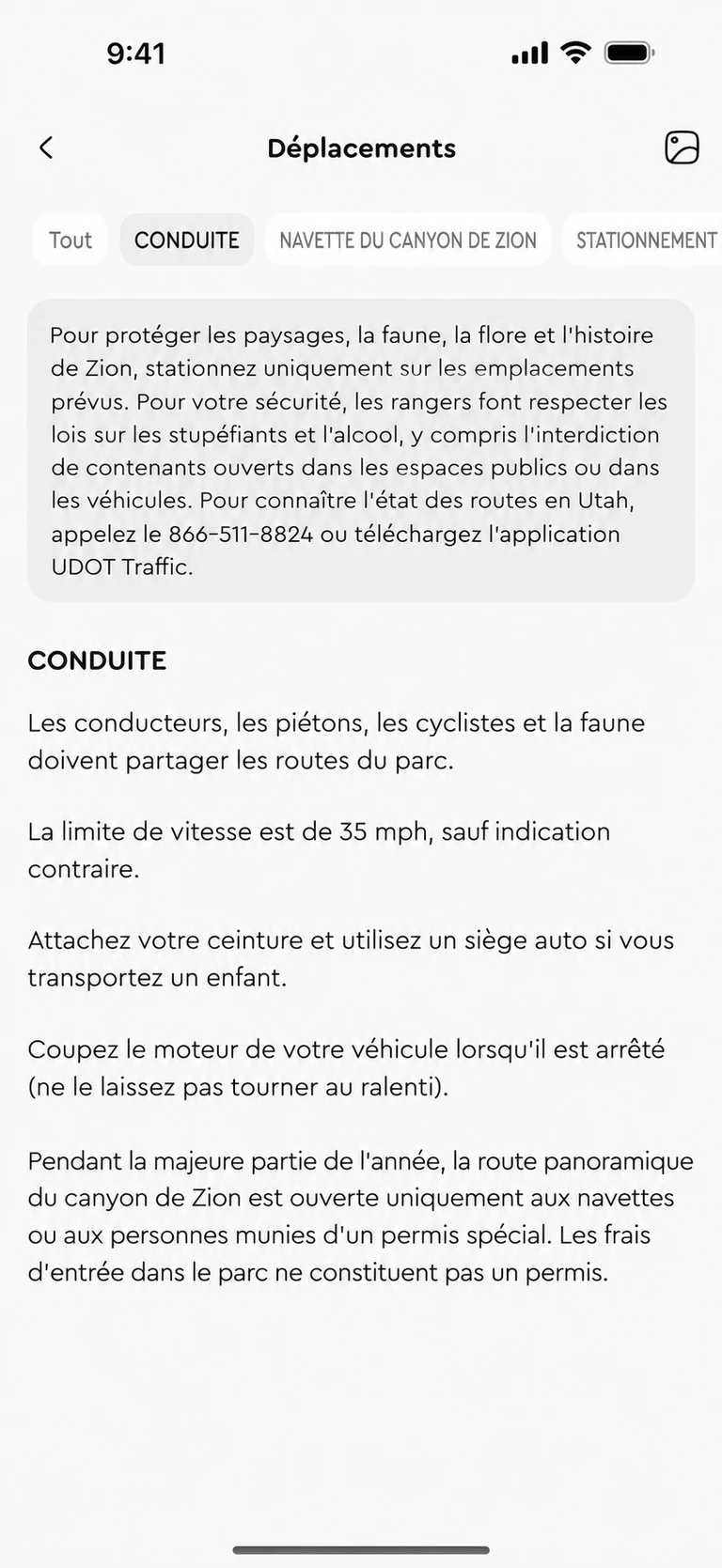 Une structure claire. L’essentiel se trouve vite.