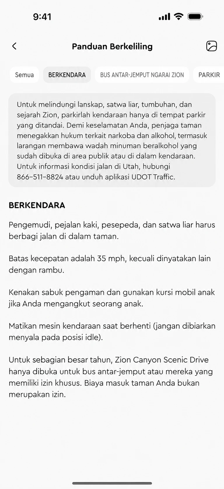 Struktur rapi. Informasi mudah dicari.